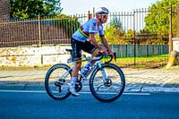 Remco Evenepoel voor het eerst in zijn nieuwe trui.