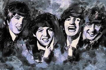 De Beatles in het blauw van Christine Nöhmeier