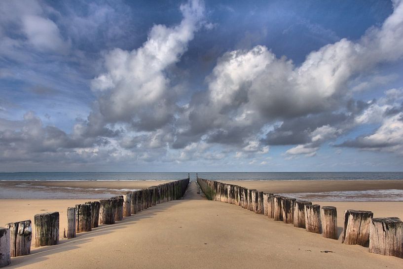 Wellenbrecher Dishoek von Fer Hendriks
