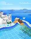 Zomer in Griekenland van Petra Lizde thumbnail