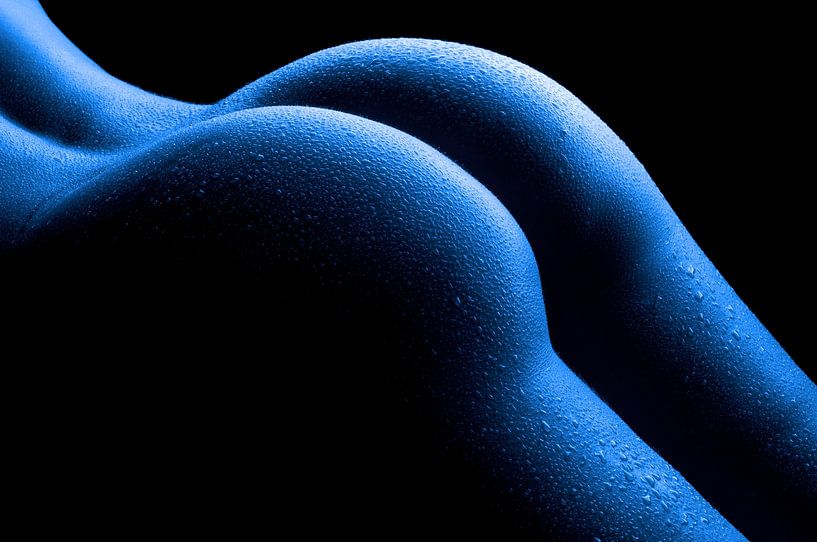 Blue Butt - Po in Blau von Jörg B. Schubert