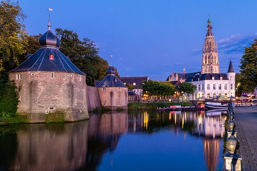 Avondlicht over Breda Spanjaardsgat