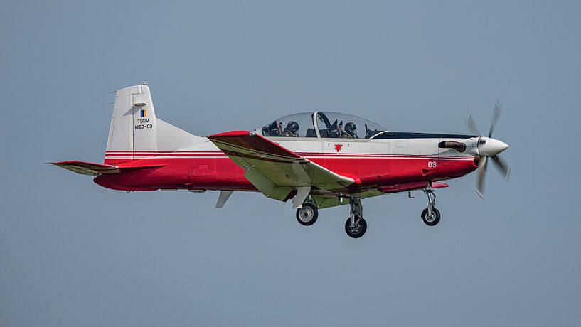 Pilatus PC-7 Mk.II of the Malaysian Air Force. by Jaap van den Berg