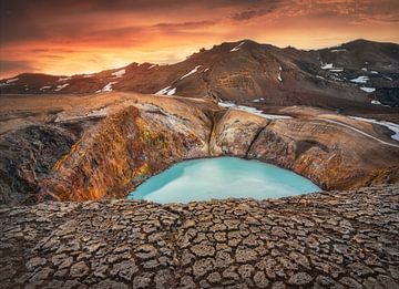 Cratère Viti, Islande sur FineArt Prints | Zwerger-Schoner |