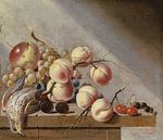 Stilleven met fruit en dode vogel, Harmen Evertsz. Steenwijck van Meesterlijcke Meesters thumbnail