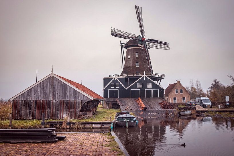 Windmill &quot;de Rat&quot; IJlst by Rob Boon
