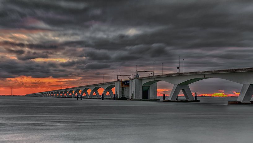 Zeelandbrug by Dick van der Wilt