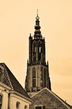 Amersfoort Utrecht Die Niederlande Sepia