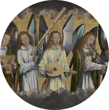 Hans Memling, A, Musicerende engelen, 1494, links van Atelier Liesjes