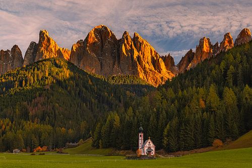 Zonsondergang bij San Giovanni in Ranui, Italië