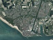 Luchtfoto van Vlissingen van Maps Are Art thumbnail