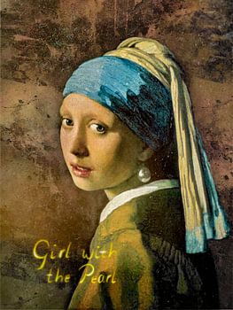 Das Mädchen mit dem Perlenohrring. Digitale Kunst