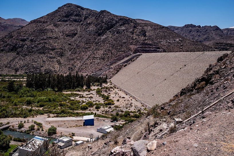 Staudamm im Elqui Tal von Thomas Riess