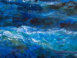 Surfen auf der Nordsee 1 von Paul Nieuwendijk