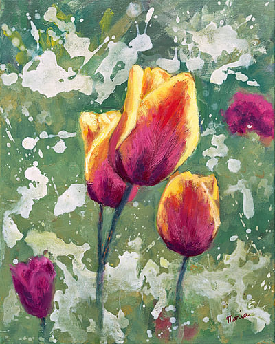 Tulpen in meinem Garten