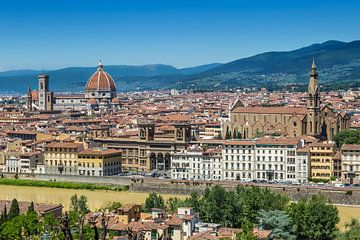 FLORENZ Aussicht vom Piazzale Michelangelo von Melanie Viola