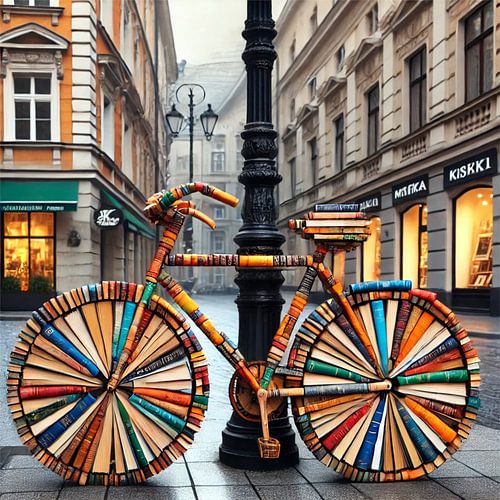 Fiets - Kunst van Boeken