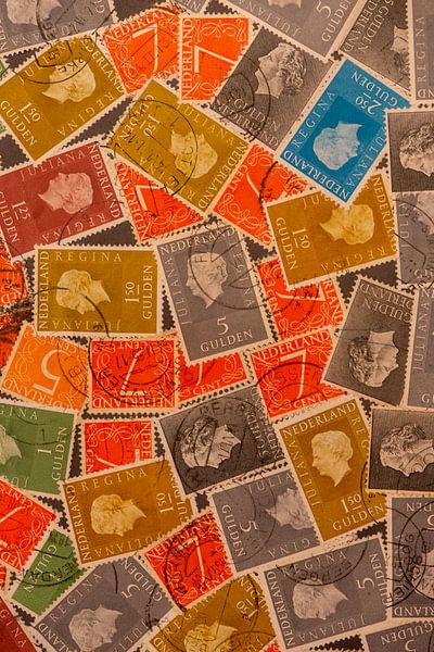 Anciens timbres néerlandais par Jan Fritz