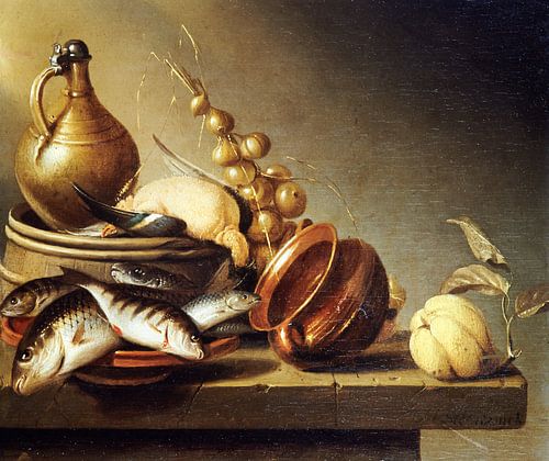 Digitale opname van een 18e. eeuws schilderij