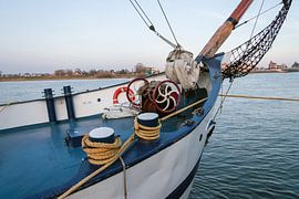 bateau à voile à Kampen.