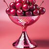 mirror art cherries van TW living