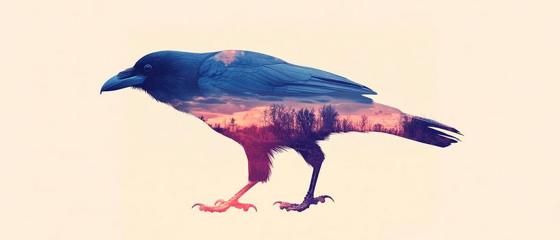 Creative raven by Poster Art Shop