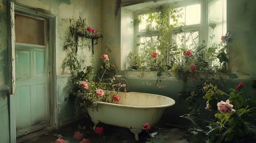 De verlaten badkamer