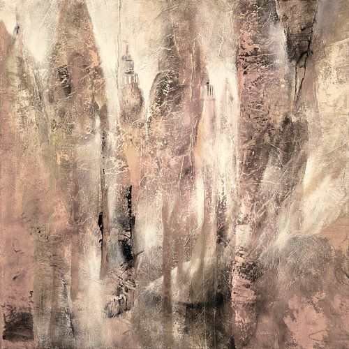 Landscape in the early morning light by Annette Schmucker