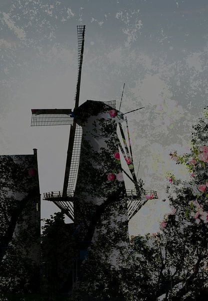 Delft Mill de Roos by Klik! Images