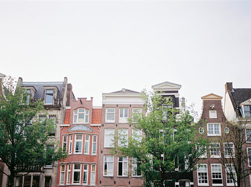 Grachtenpanden in Amsterdam | Nederland