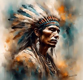 Amerikanisches Ureinwohnererbe 69 von Johannas Art Creations
