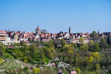 Stadspanorama van Rothenburg ob der Tauber van Animaflora PicsStock