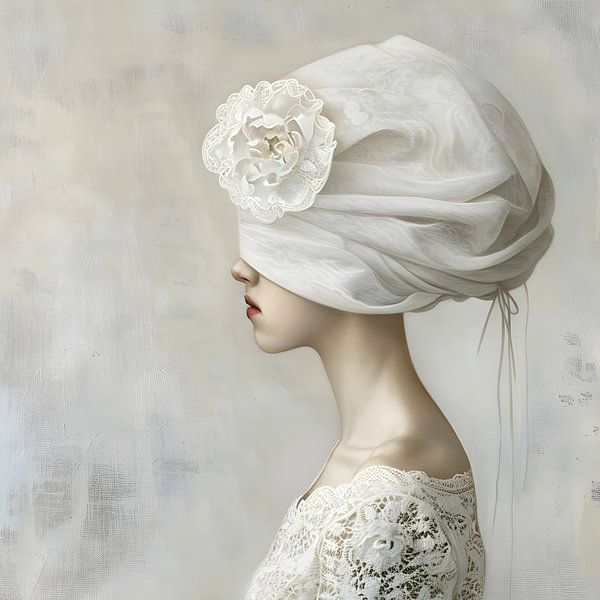 Artfully dressed girl by Heike Hultsch