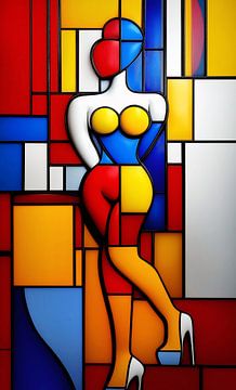 Mondriaan Shapes van Jacky