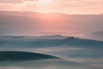 Toscaans landschap van Kimberley Jekel