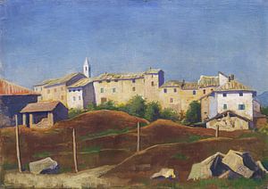 Karl Hofer, Tessiner Landschaft bei Breganzona, 1936