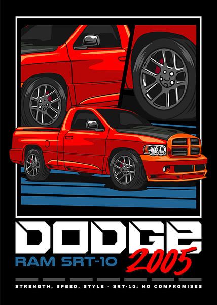 Dodge Ram SRT-10 Muscle Car by Adam Khabibi