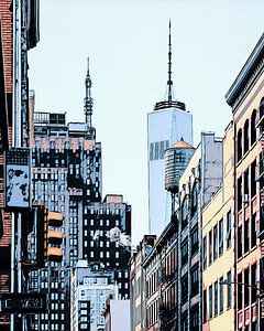 New York: Ein Welthandelsgebäude von Dutch Digi Artist