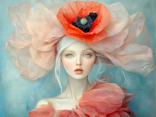 Beautiful poppy blossom