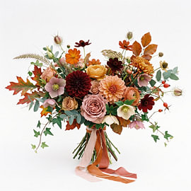 Herbstlicher Blumenstrauß von Markus Gann