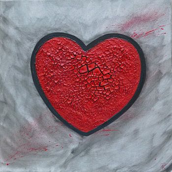 Decayed Heart – Decay in Red and Black