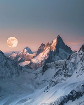 Zwitserse Alpen: Nachtmagie van fernlichtsicht