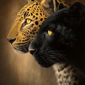 Leopard und Panther von Preet Lambon