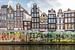 Amsterdamse grachtenpanden bij de Bloemenmarkt van Arjan Almekinders