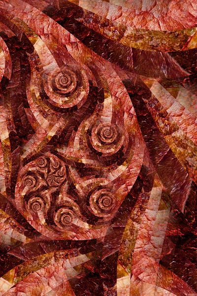 Leaf spiral II by Klaartje Majoor