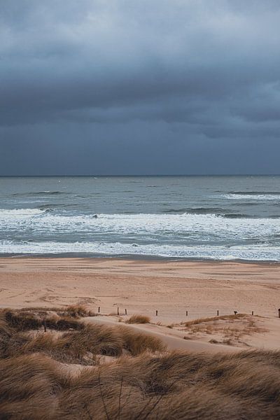 La côte de Scheveningen pendant la tempête par Denise Tiggelman