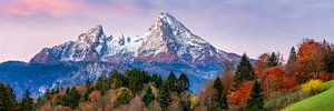Watzmann dans un paysage automnal