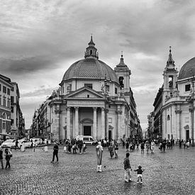 Piazza del Popolo, Rome van Claudia van Vulpen Lenssen