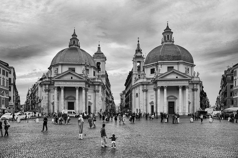 Piazza del Popolo, Rom von Claudia van Vulpen Lenssen