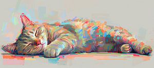 Malerei Katze